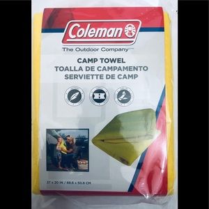 New Coleman camping towel